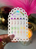 Foiled Savings Tracker – Hair Day Fund (Not Laminated)