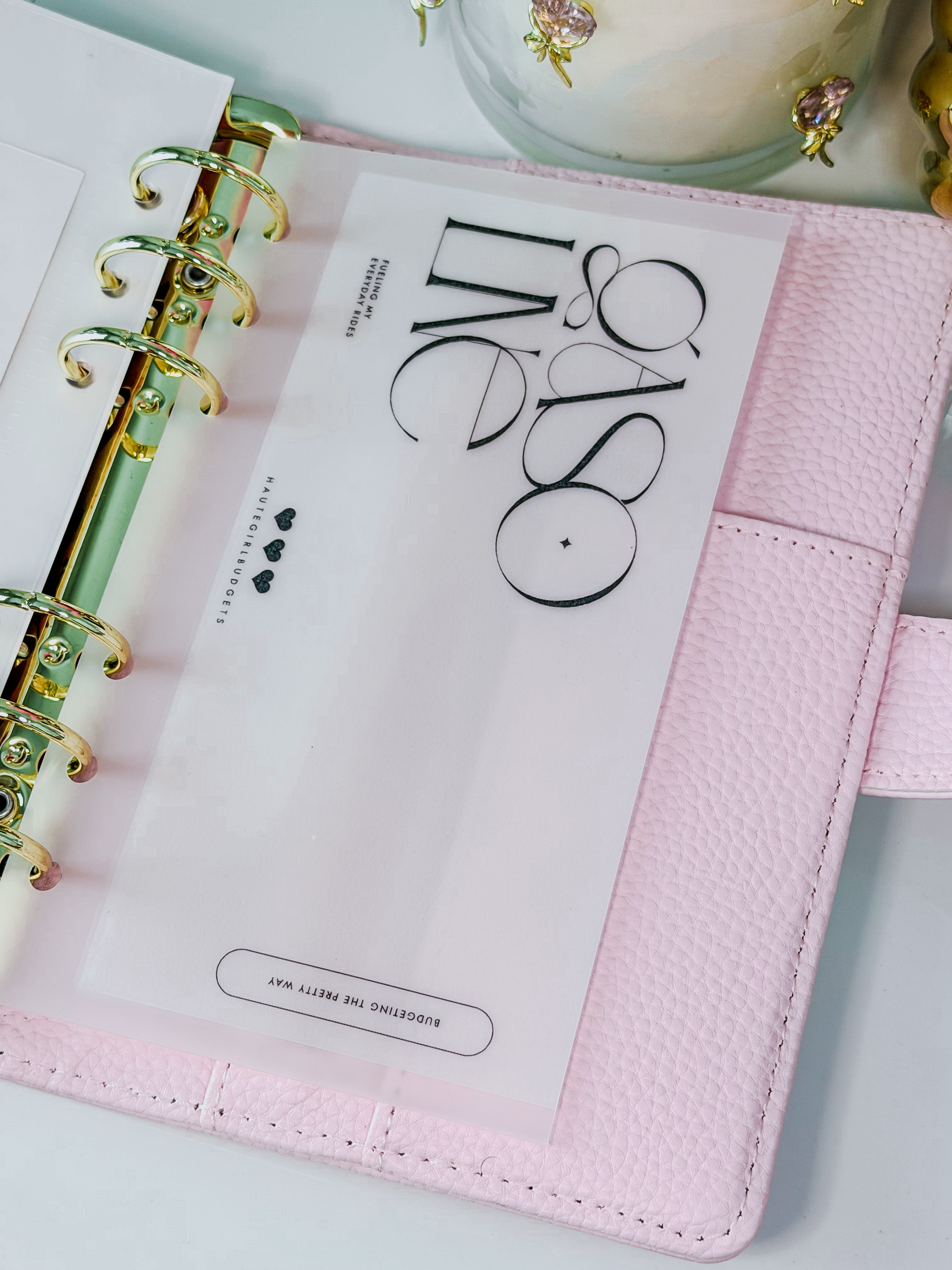 Vellum Cash Envelopes (A6) - Editorial Line