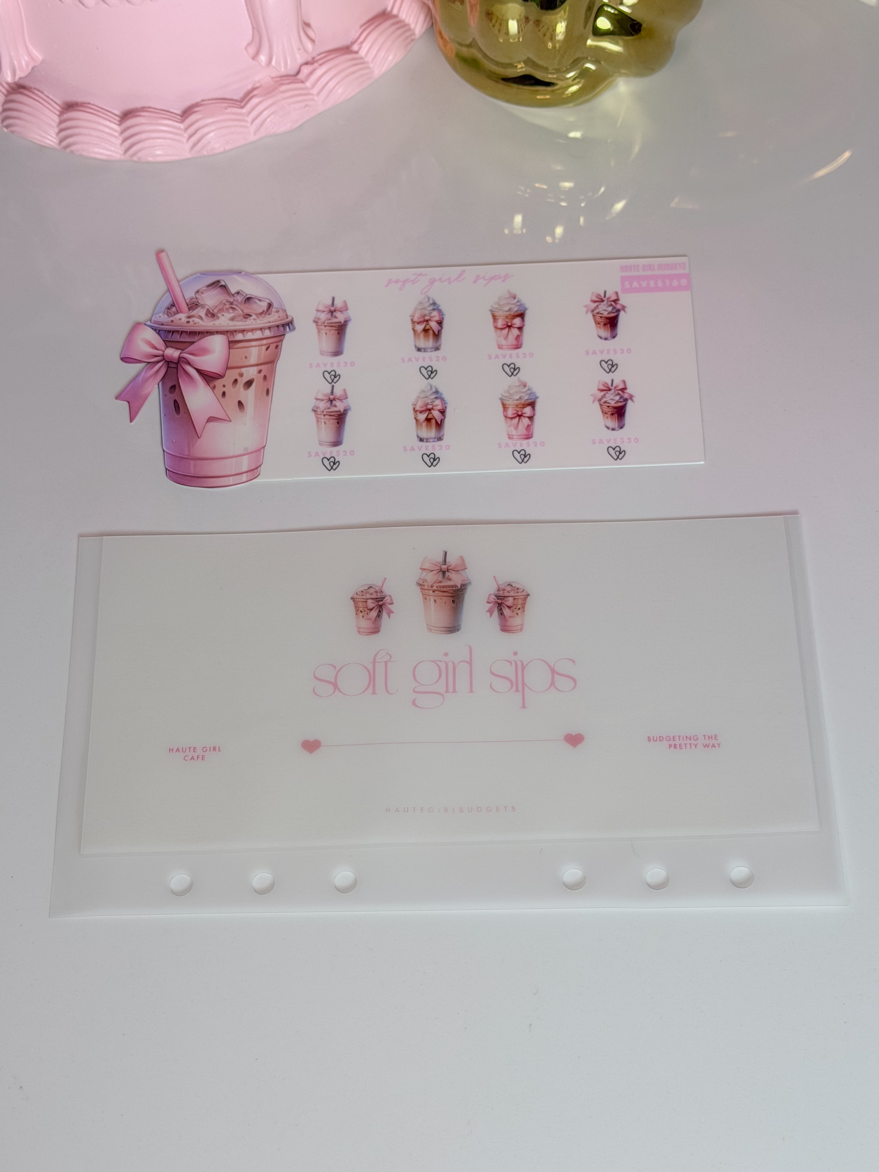 Soft Girl Sips Savings Challenge  Bundle - Save $160