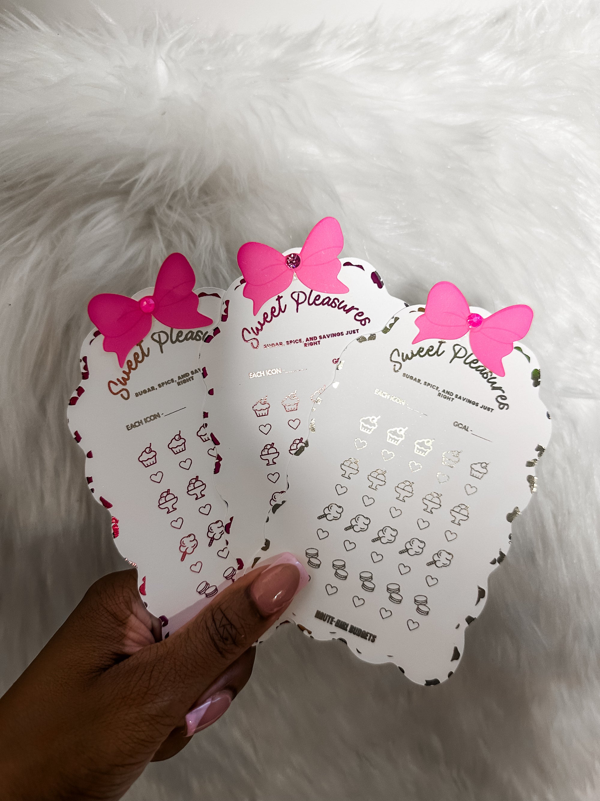 Sweet Pleasures Savings Tracker