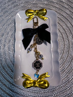 Designer Binder Charm - Chanel V1 - Black