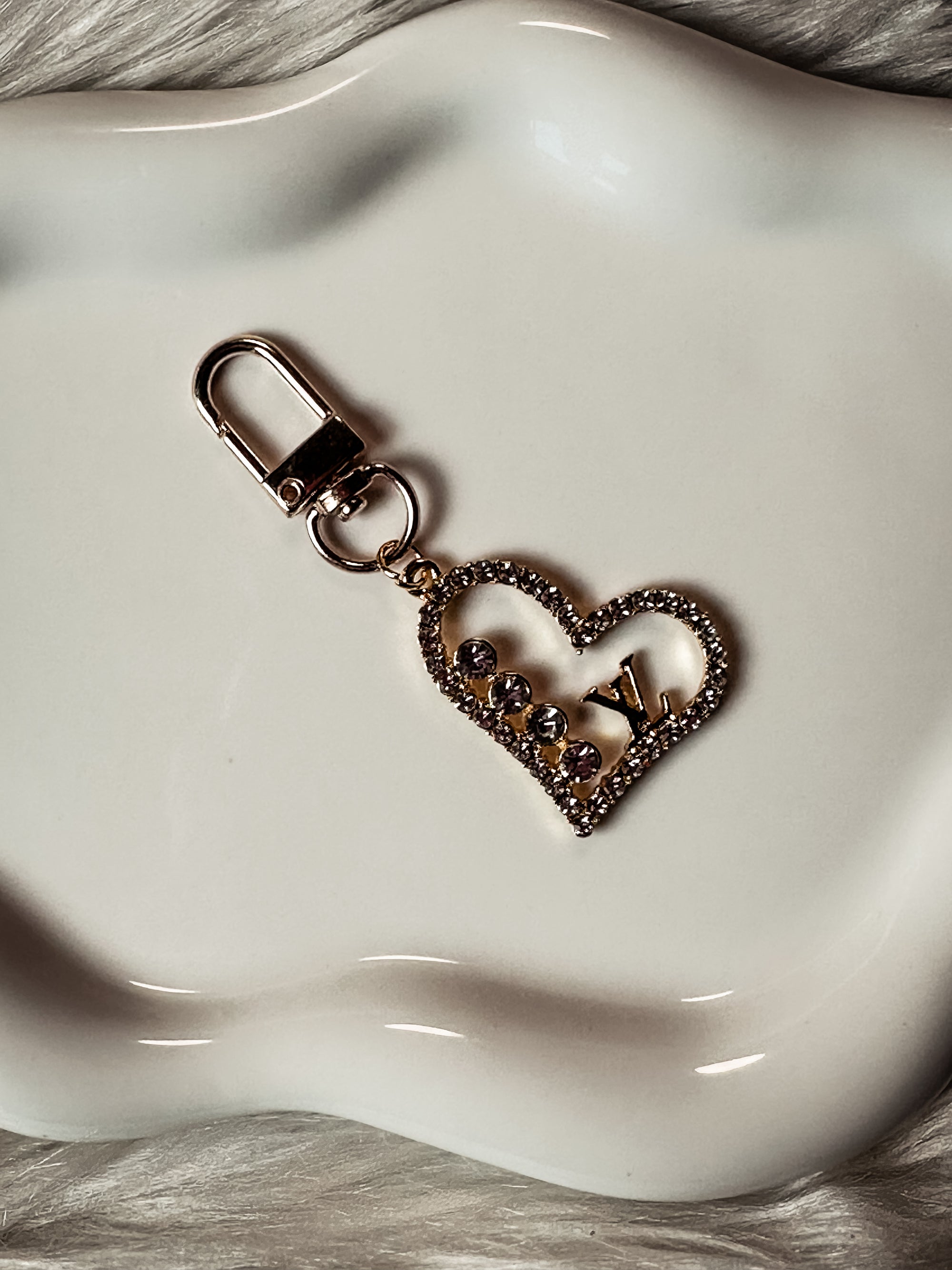 LV Heart Binder Clip