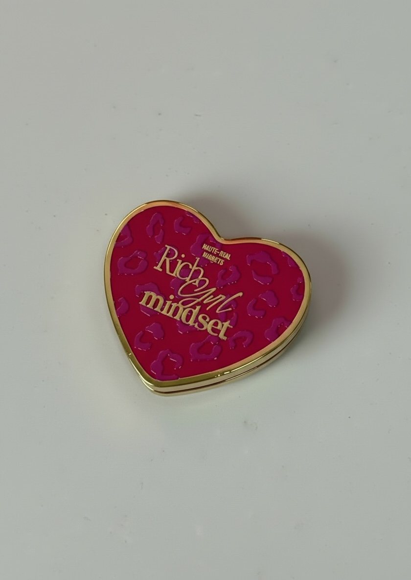 "Rich Girl Mindset" Enamel Magnet