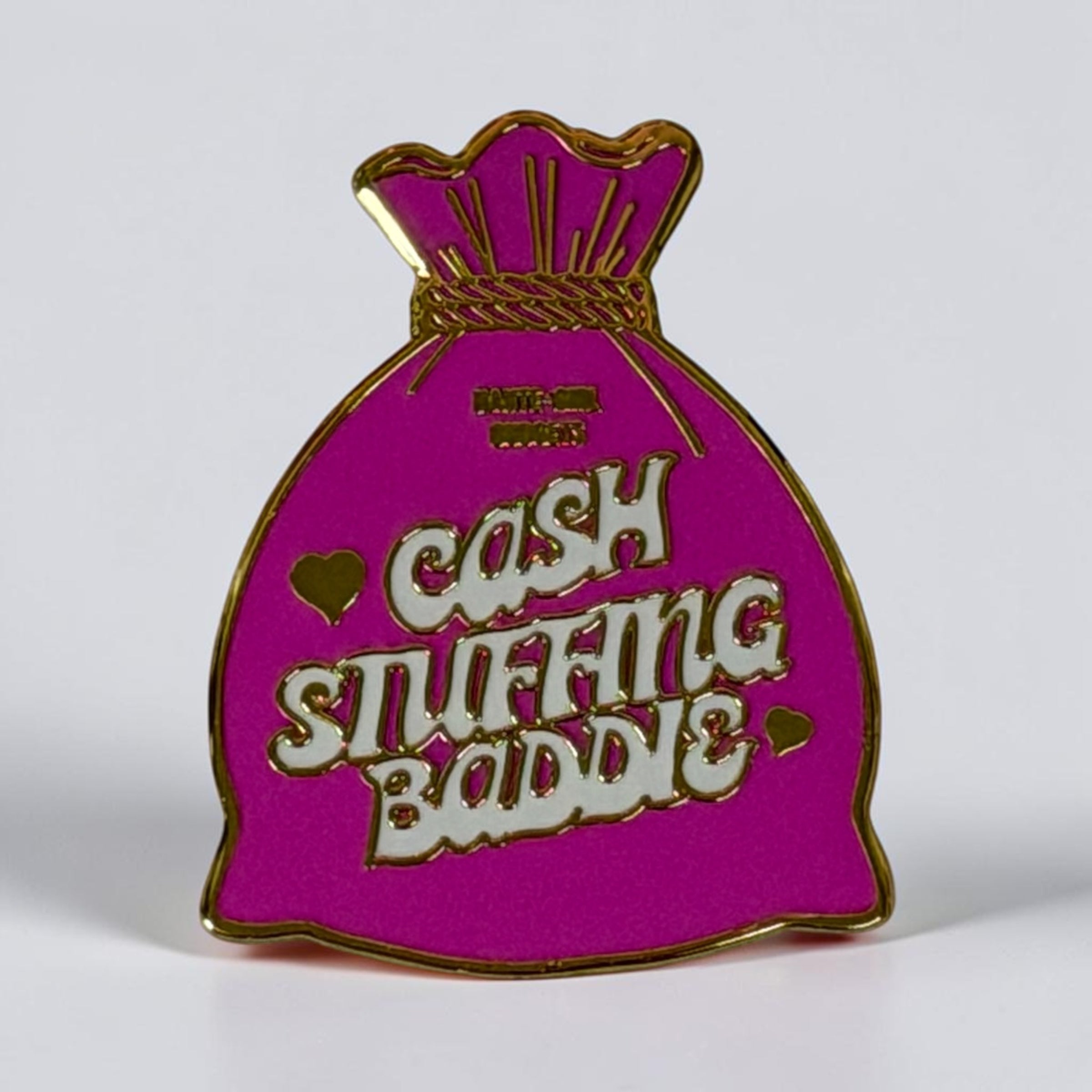 "Cash Stuffing Baddie" Enamel Magnet