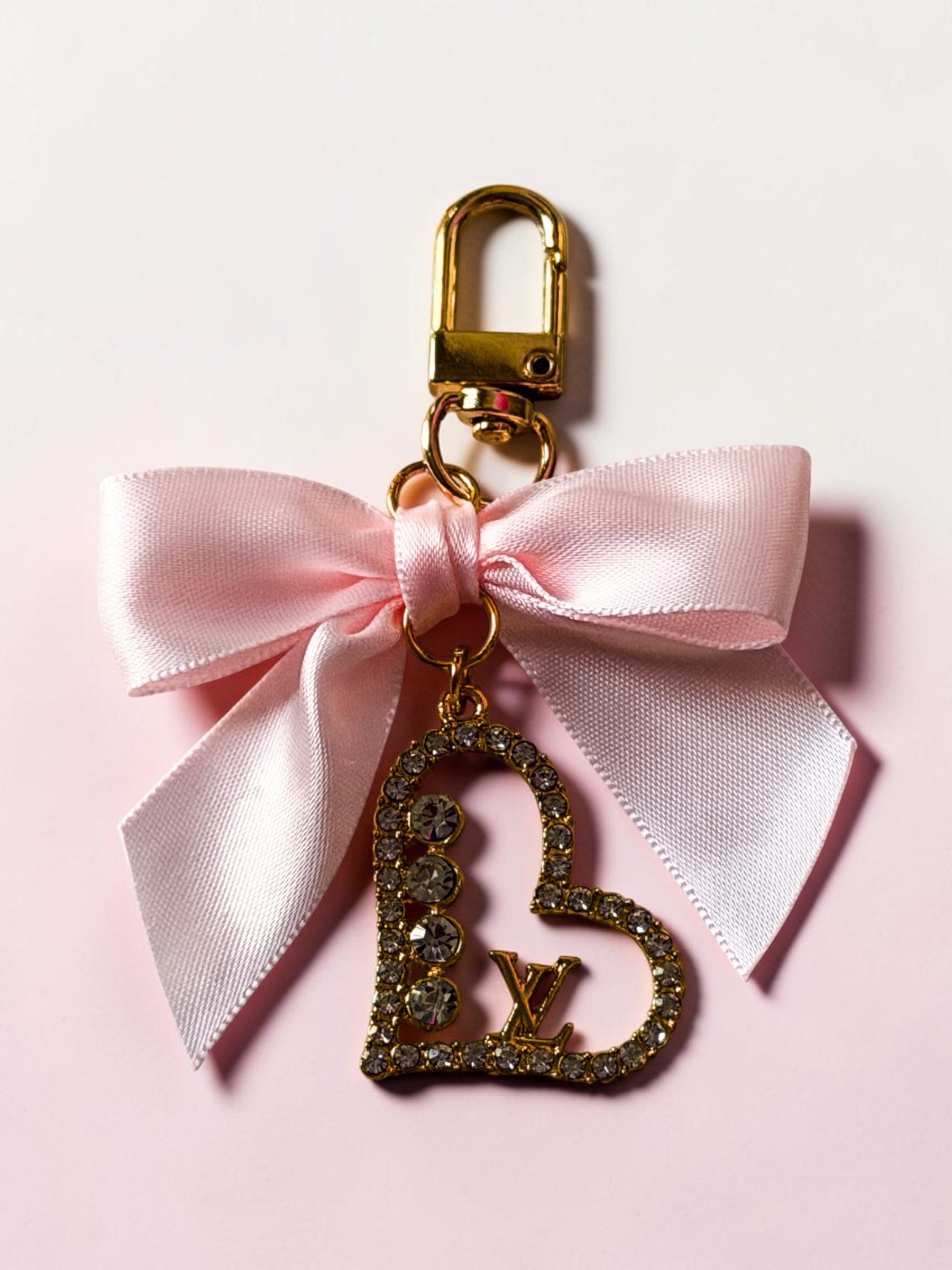 Mini Designer Binder Charms - LV heart
