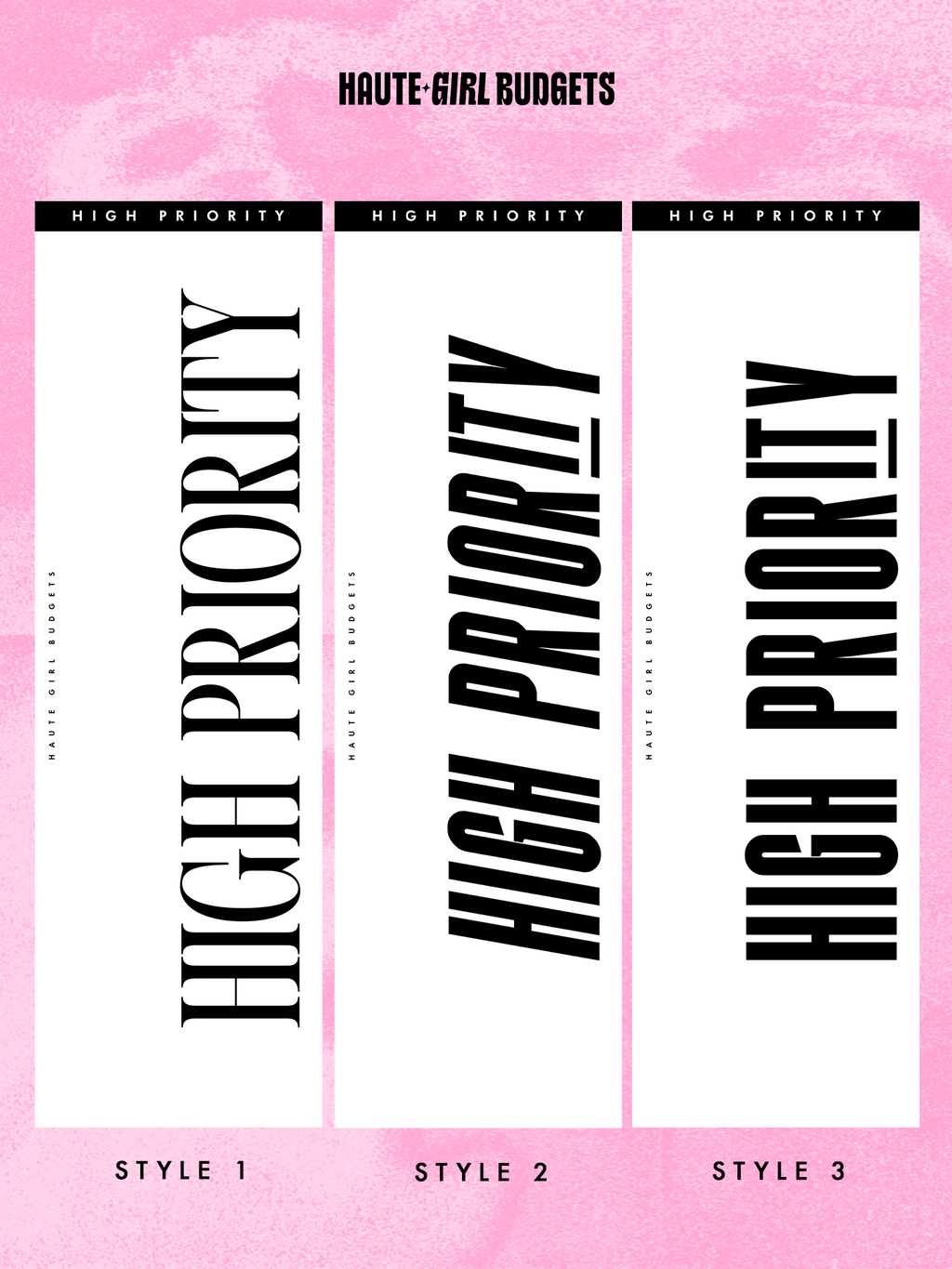 A6 Binder Bookmarks - MATTE VELLUM