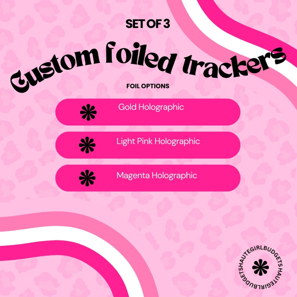 Custom Foiled Tracker Set (3)