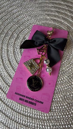 Designer Binder Charm LV Black V2