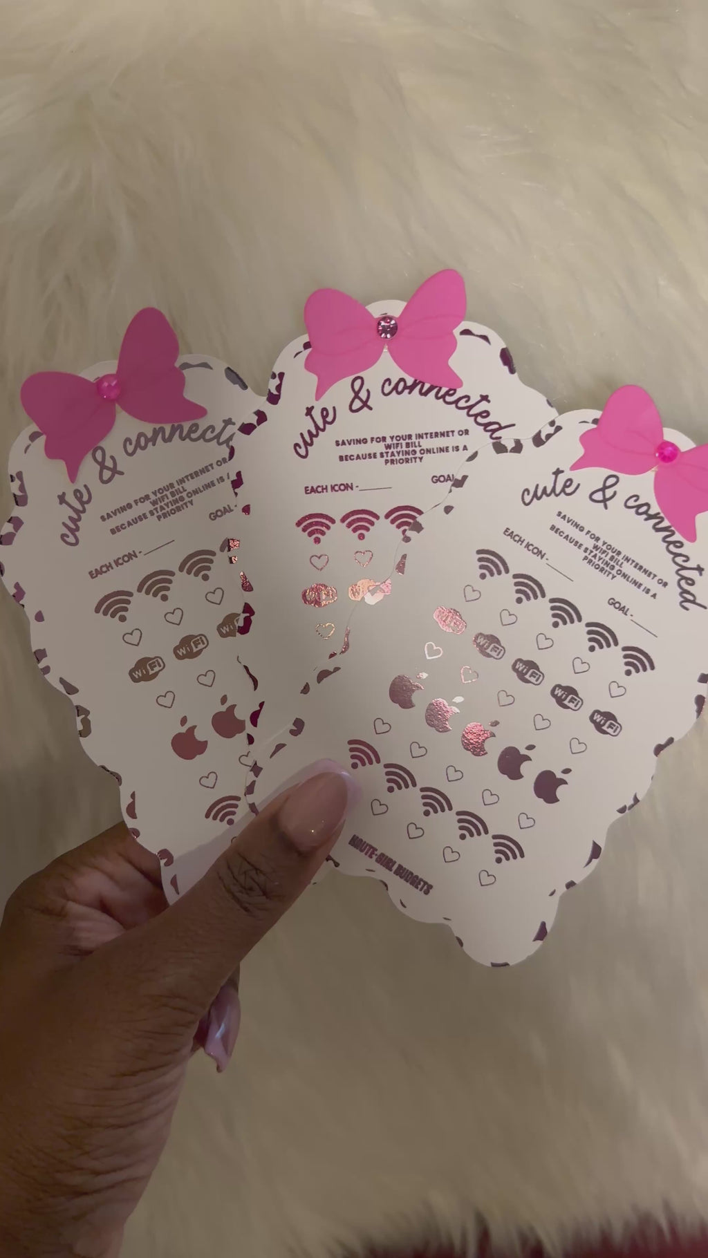 Cute & Connected Savings Tracker