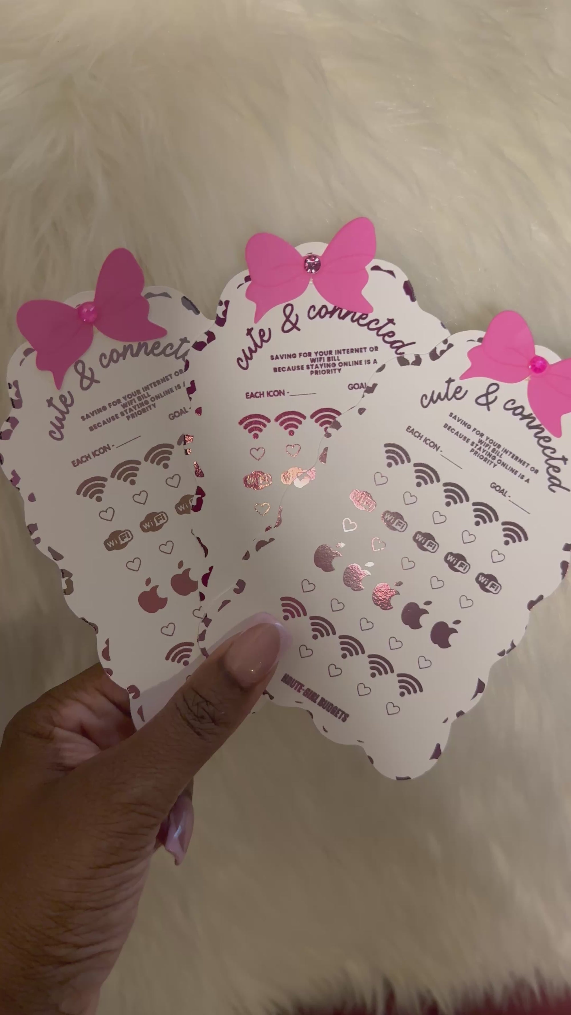 Cute & Connected Savings Tracker