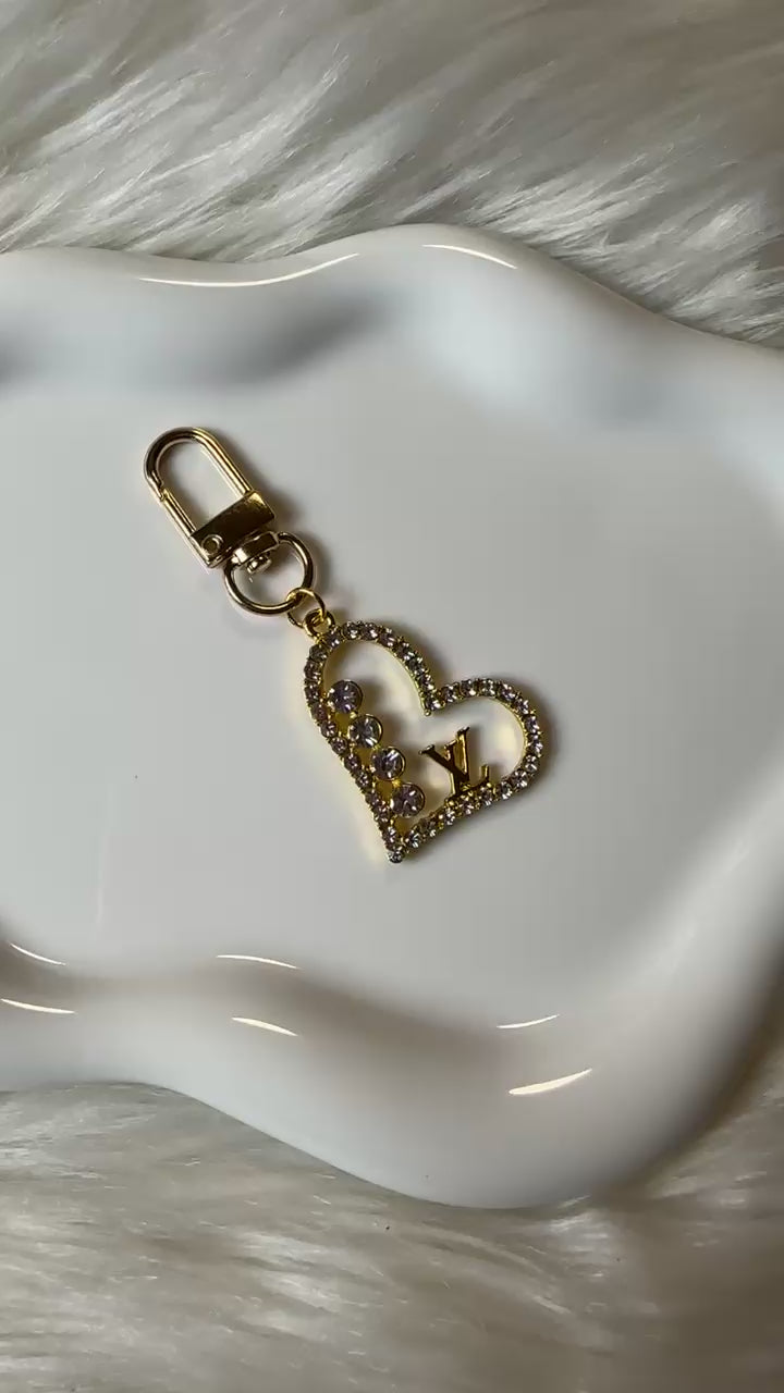 LV Heart Binder Clip
