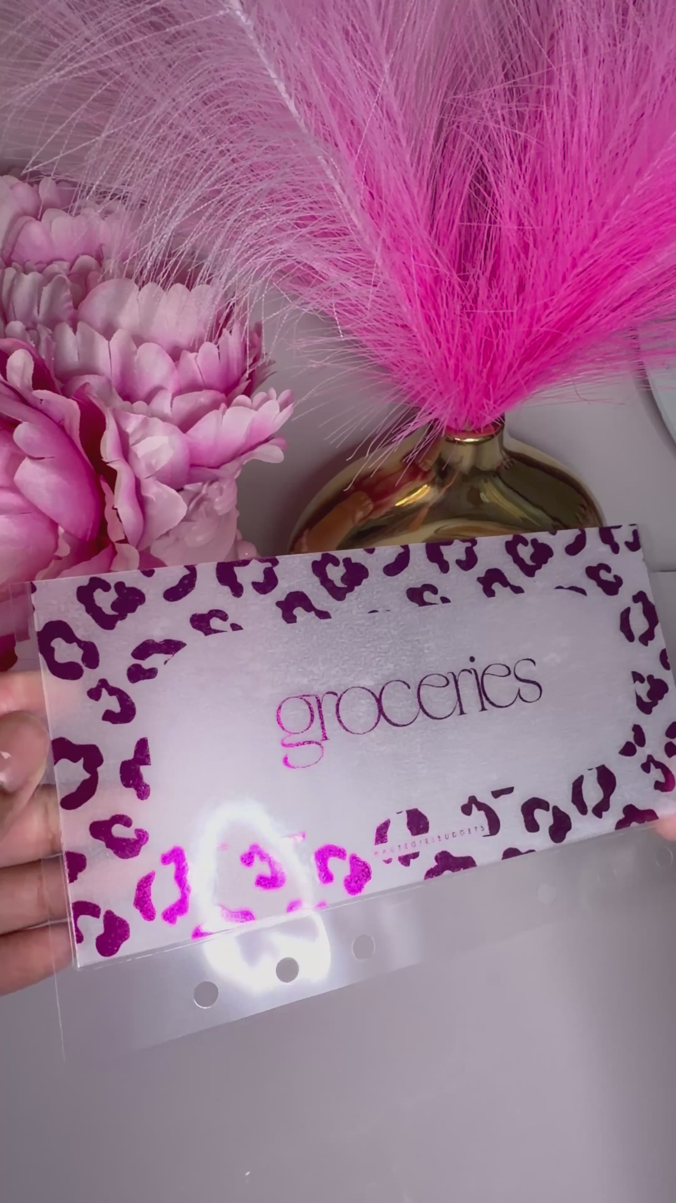 Pink Obsession Foiled Cash Envelopes